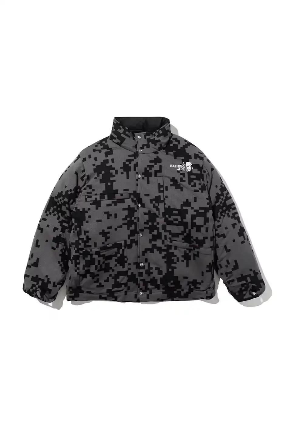BAPE RELEASES FINAL PAW WINTER COLLECTION BAPE releases third Performance All Weather collection featuring technical snowboard jackets, overalls, and accessories with new camouflage patterns designed for extreme winter conditions. (image 21 of 24)