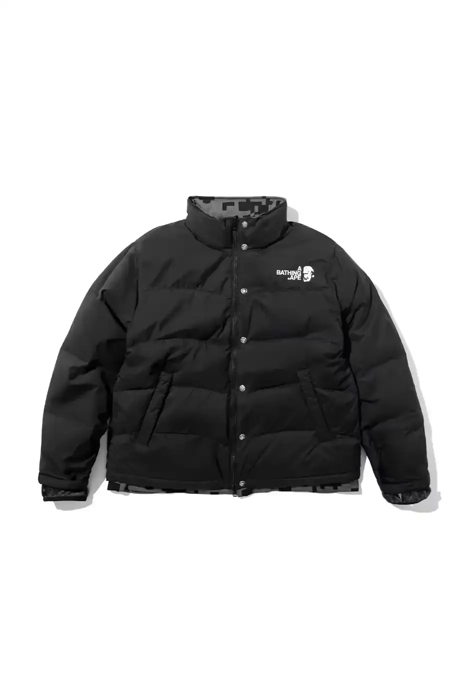 BAPE RELEASES FINAL PAW WINTER COLLECTION BAPE releases third Performance All Weather collection featuring technical snowboard jackets, overalls, and accessories with new camouflage patterns designed for extreme winter conditions. (image 24 of 24)