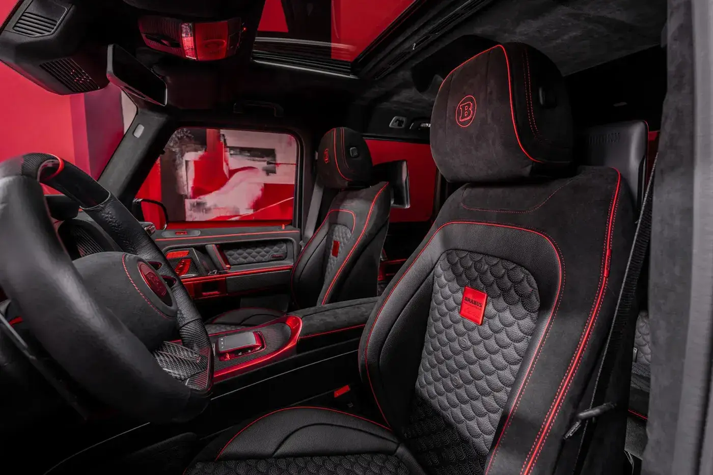 BRABUS P 900 ROCKET EDITION: 900 HP G 63 PICKUP, 10 UNITS Brabus P 900 Rocket Edition, a Mercedes-AMG G 63 pickup with a 900 hp V8, a 3.7 second 0-100 km/h time and 10 units planned. (image 6 of 6)