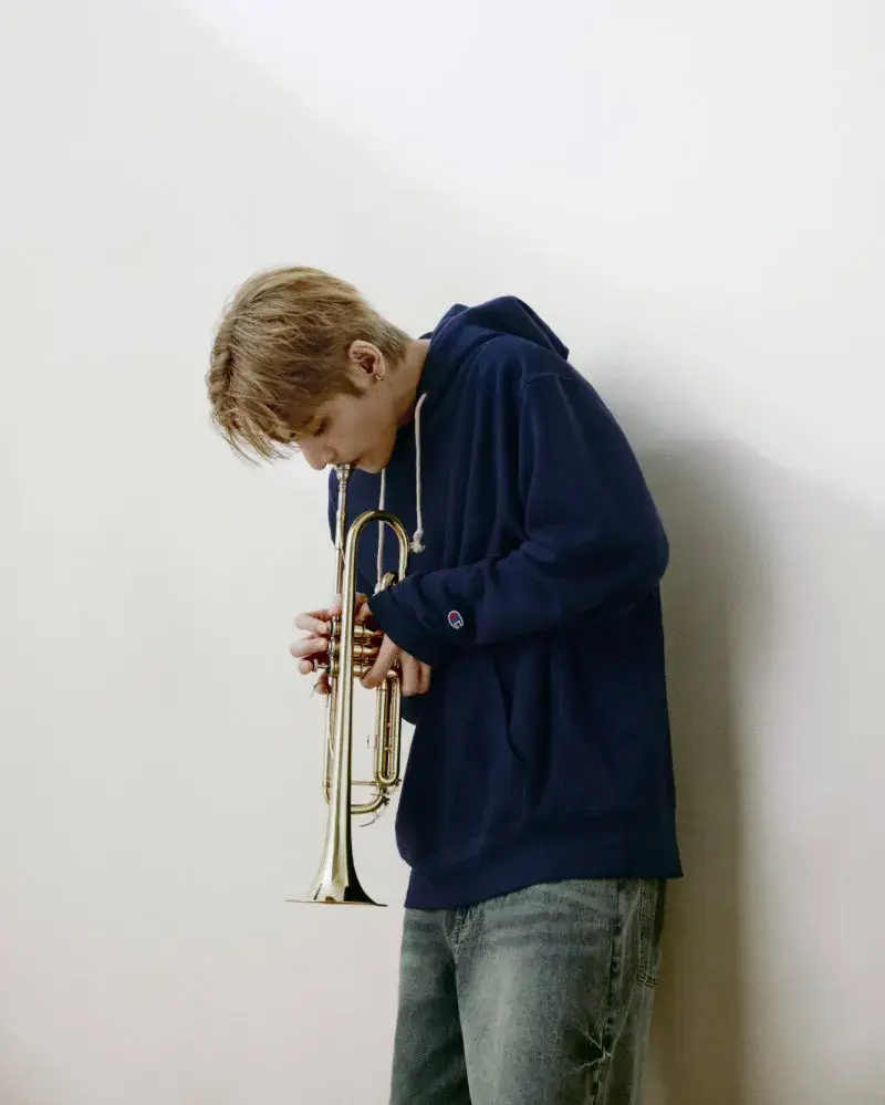 BTS V STARS IN CHAMPION FALL 2026 CAMPAIGN An image detailing Champion signing BTS member V for their Fall/Winter 2026 campaign. (image 2 of 3)