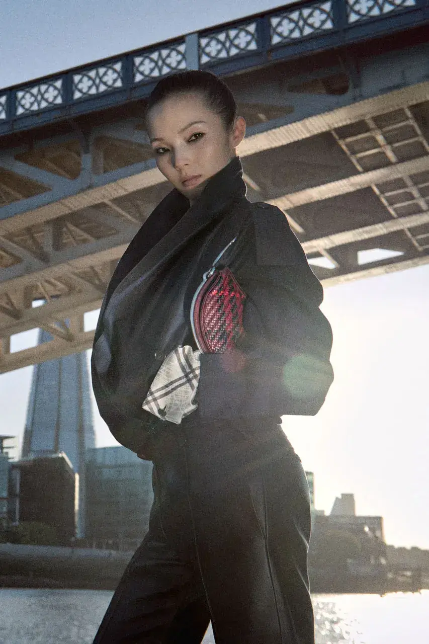 BURBERRY RELEASES WINTER 2026 CAMPAIGN image of the Burberry Winter 2026 fashion campaign starring FKA twigs and Romeo Beckham. (image 23 of 23)
