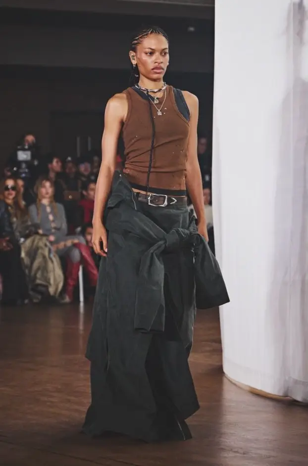 CAMPERLAB FW26 SHOWCASES ARCTIC-INSPIRED COLLECTION CAMPERLAB Fall/Winter 2026 collection presentation at Maison de la Mutualité in Paris features Arctic-inspired designs with destroyed finishes, cold-toned color palette, and collaborative RCD Mallorca capsule. (image 2 of 21)