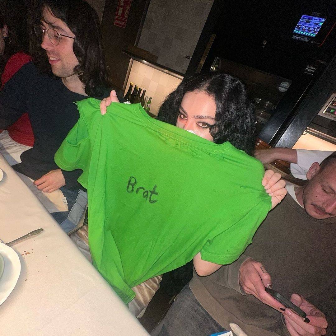CHARLI XCX'S "BRAT" ERA IS TAKING OVER THE INTERNET (image 2 of 8)