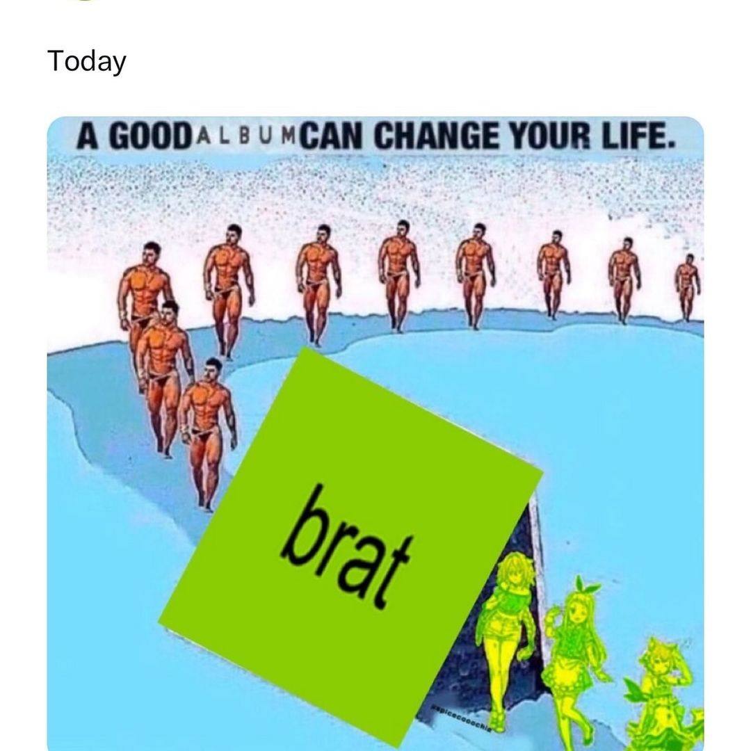 CHARLI XCX'S "BRAT" ERA IS TAKING OVER THE INTERNET (image 5 of 8)