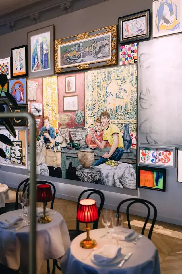 CHEZ SOTHEBY’S RUNS IN PARIS THROUGH 24 OCTOBER image on Chez Sotheby’s, a private selling exhibition and restaurant in a Paris apartment on Rue de Rivoli. The venue is open through 24 October during Art Basel Paris and lists nearly $150 million (about €133 million) of art for private sale. (image 9 of 9)