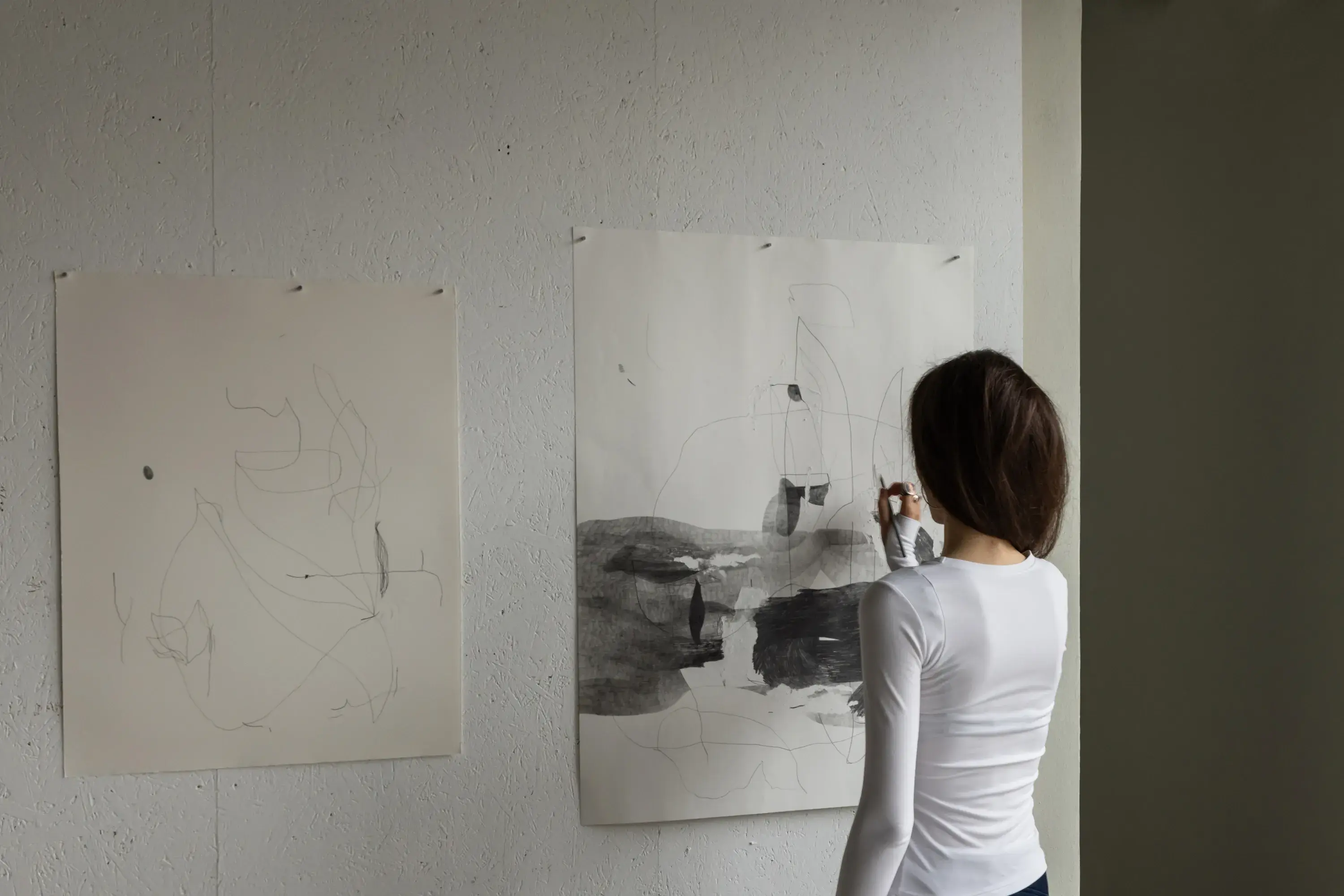 Taja Spasskova on Casawi Magazine Close Friends Interview Prague painter. (image 5 of 5)