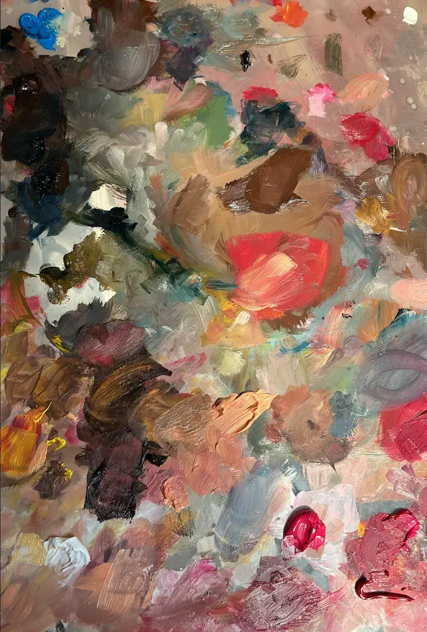 CLOSE FRIENDS WITH: SOPHIE DHERBECOURT image of Sophie Dherbecourt on Casawi Magazine Close Friends Interview French painter based in London (image 8 of 13)