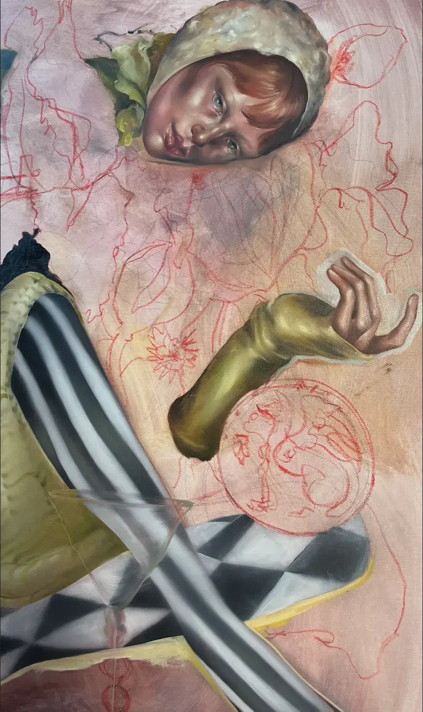 CLOSE FRIENDS WITH: SOPHIE DHERBECOURT image of Sophie Dherbecourt on Casawi Magazine Close Friends Interview French painter based in London (image 11 of 11)