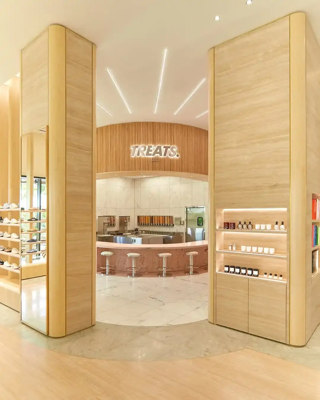 COFFEE AS A CULTURAL CONNECTOR An article exploring the intersection of retail and coffee culture in 2025, detailing how major fashion brands including Zara, Ralph Lauren, Aimé Leon Dore, Lacoste, and Kith are using in-store cafés to enhance customer experience and brand engagement. The text discusses various café concepts, from Zara's accessible Zacaffé to luxury offerings at Ralph Lauren, emphasizing coffee's role as a cultural connector in modern retail. (image 4 of 4)