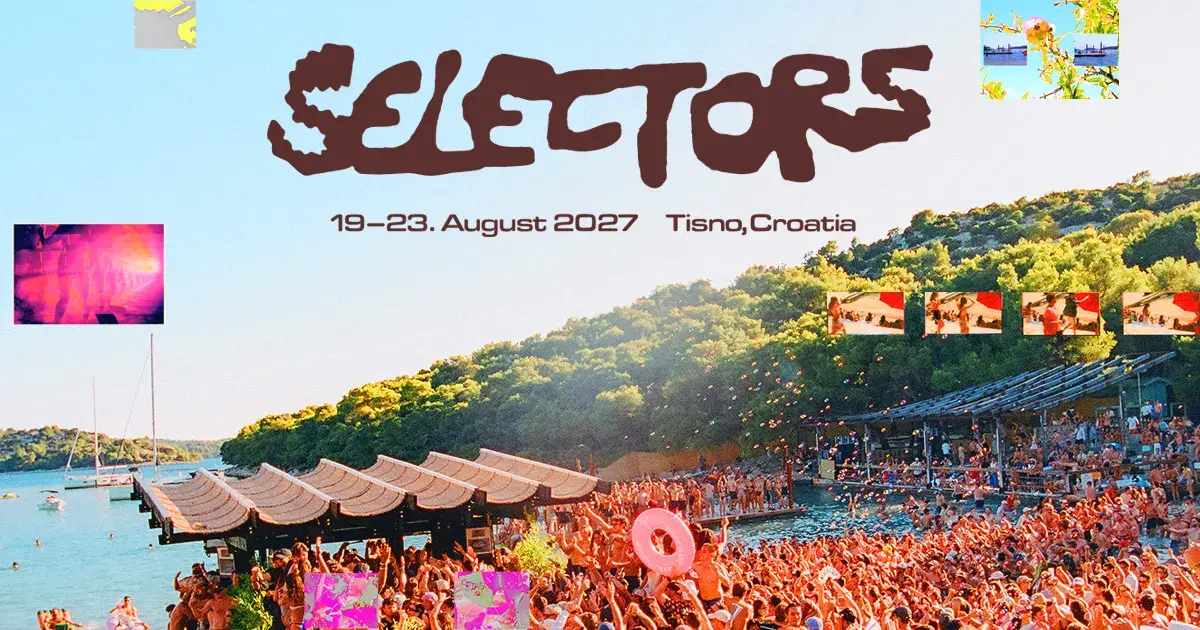 Dekmantel Selectors 2027 schedule at The Garden Resort in Tisno, Croatia, featuring extended artist sets, boat parties, and ticketing information.