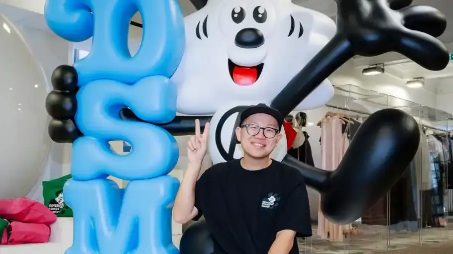 Image about Dover Street Market’s collaboration with Japanese artist Verdy for a summer pop-up shop in London.