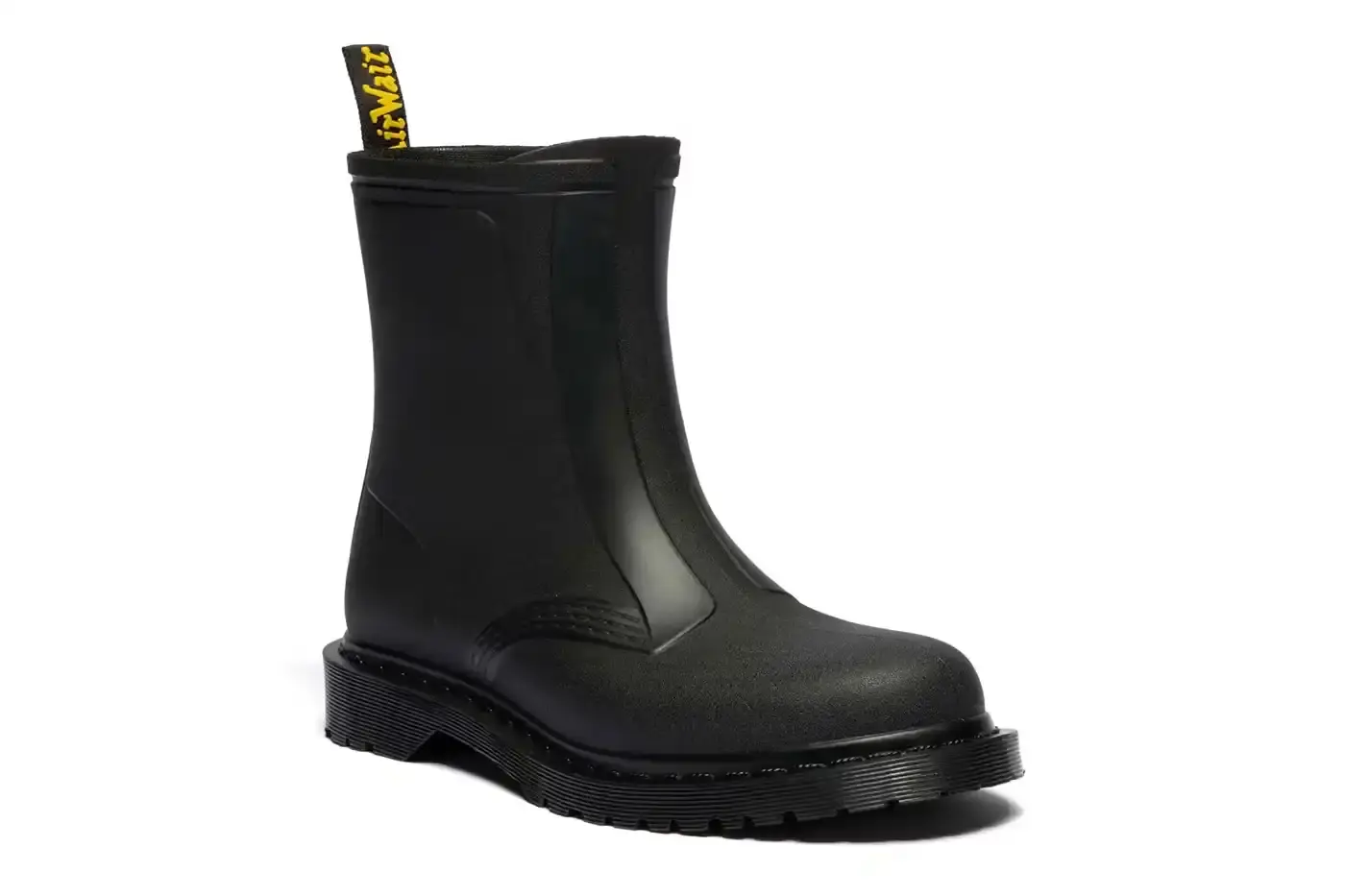 DR. MARTENS RELEASES WATERPROOF 1460 BOOT Dr. Martens launches waterproof version of classic 1460 boot with PVC construction and air-cushioned sole. (image 4 of 9)