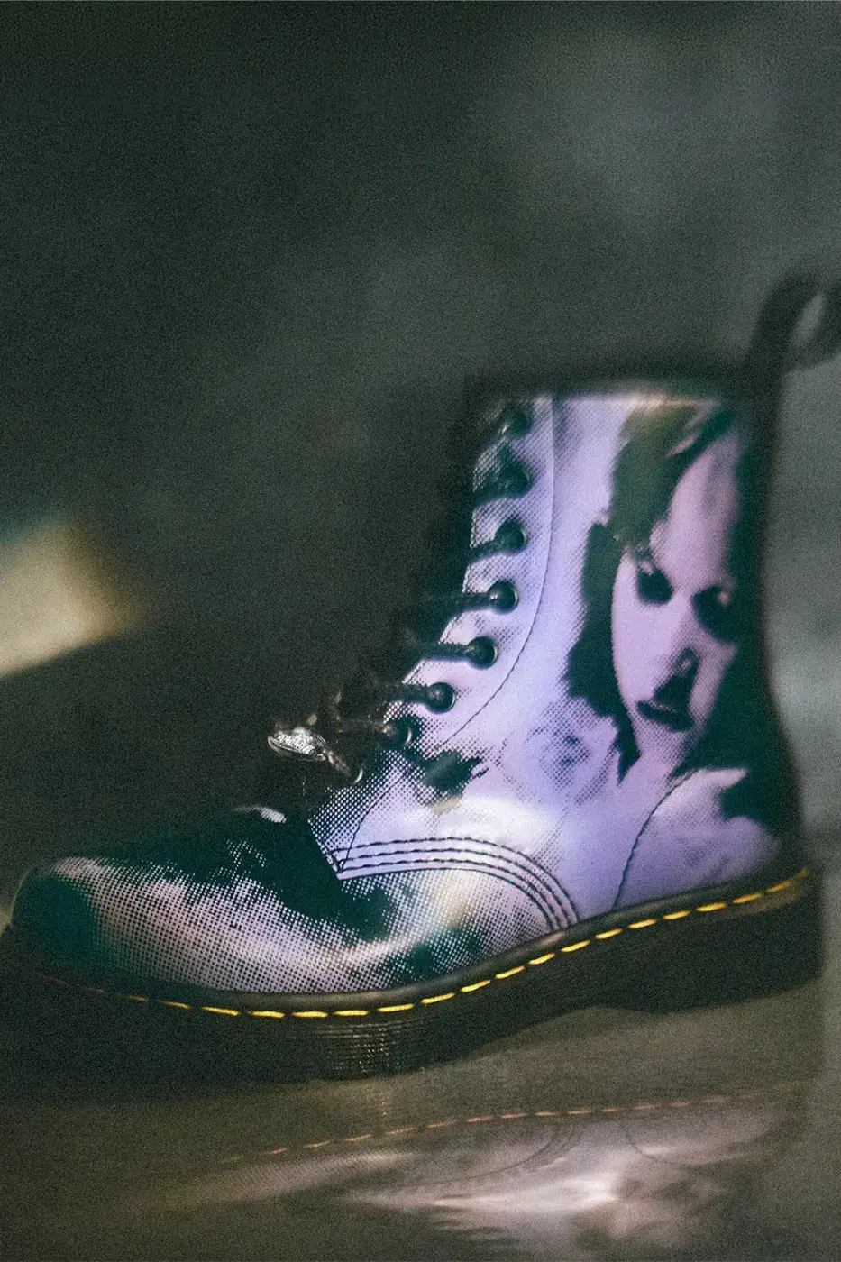 DR. MARTENS THE EXORCIST CAPSULE COLLECTION RELEASE GUIDE Dr. Martens and The Exorcist footwear collaboration showcasing graphic leather boots, shoes, and accessories.
