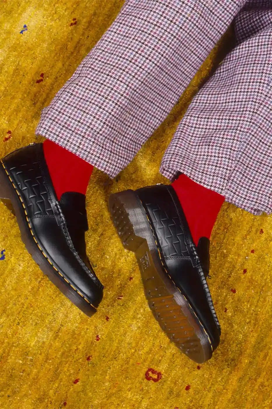 DR. MARTENS WASTED YOUTH PENTON LOAFER RELEASE image detailing the design features and release schedule of the new Dr. Martens and Wasted Youth footwear collaboration. (image 5 of 10)