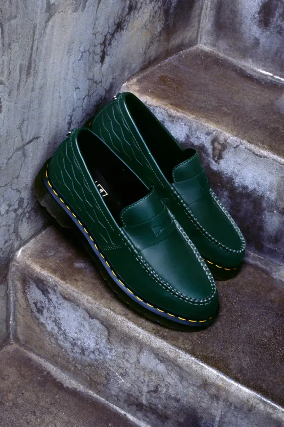 DR. MARTENS WASTED YOUTH PENTON LOAFER RELEASE image detailing the design features and release schedule of the new Dr. Martens and Wasted Youth footwear collaboration. (image 10 of 10)
