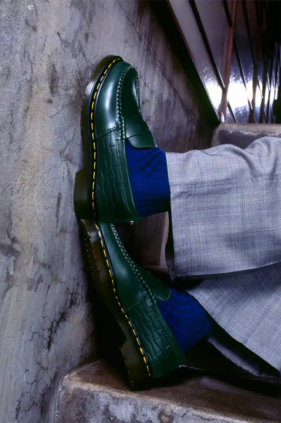DR. MARTENS WASTED YOUTH PENTON LOAFER RELEASE image detailing the design features and release schedule of the new Dr. Martens and Wasted Youth footwear collaboration. (image 9 of 10)