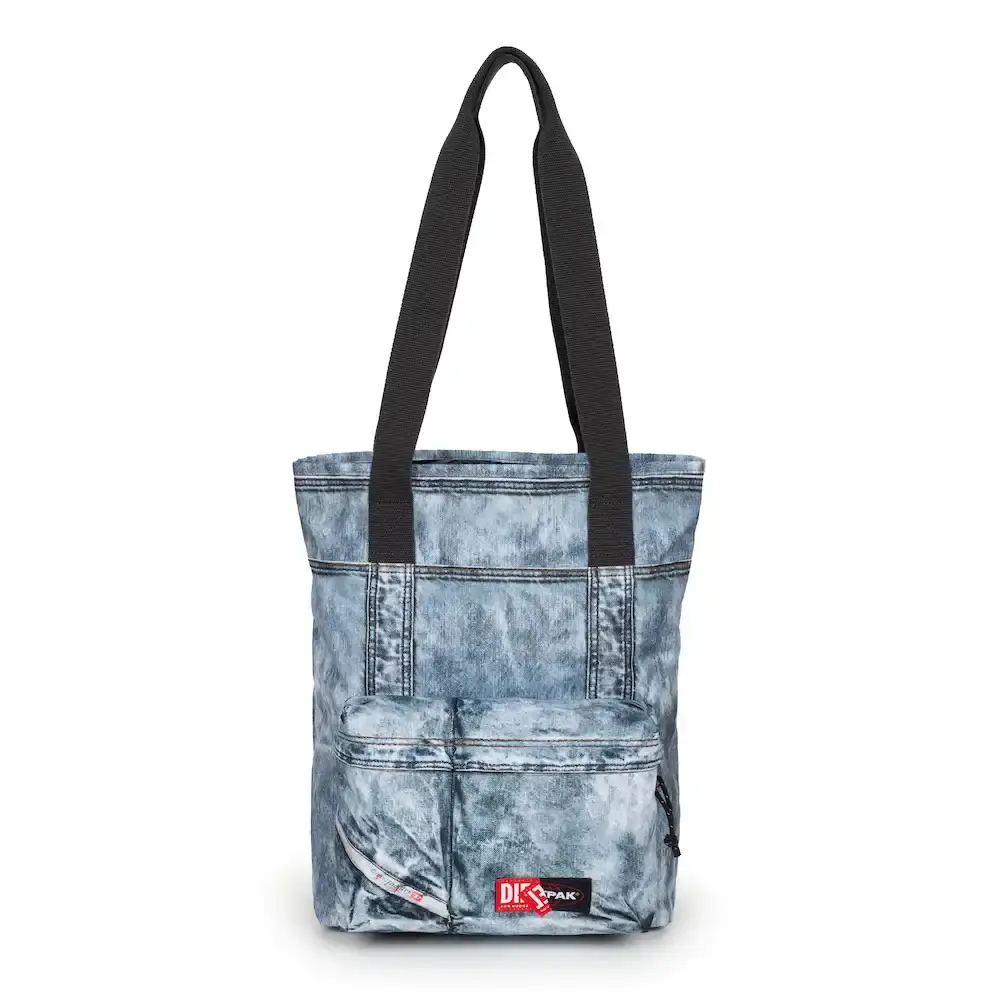 EASTPAK DIESEL COLLABORATE ON FIRST JOINT COLLECTION image about Eastpak and Diesel's first collaboration featuring backpacks and bags made with denim materials and co-branded logos. (image 6 of 8)