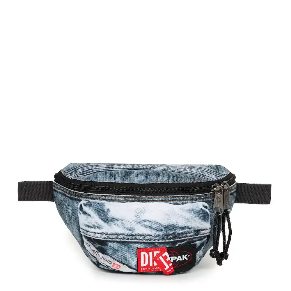 EASTPAK DIESEL COLLABORATE ON FIRST JOINT COLLECTION image about Eastpak and Diesel's first collaboration featuring backpacks and bags made with denim materials and co-branded logos. (image 3 of 8)