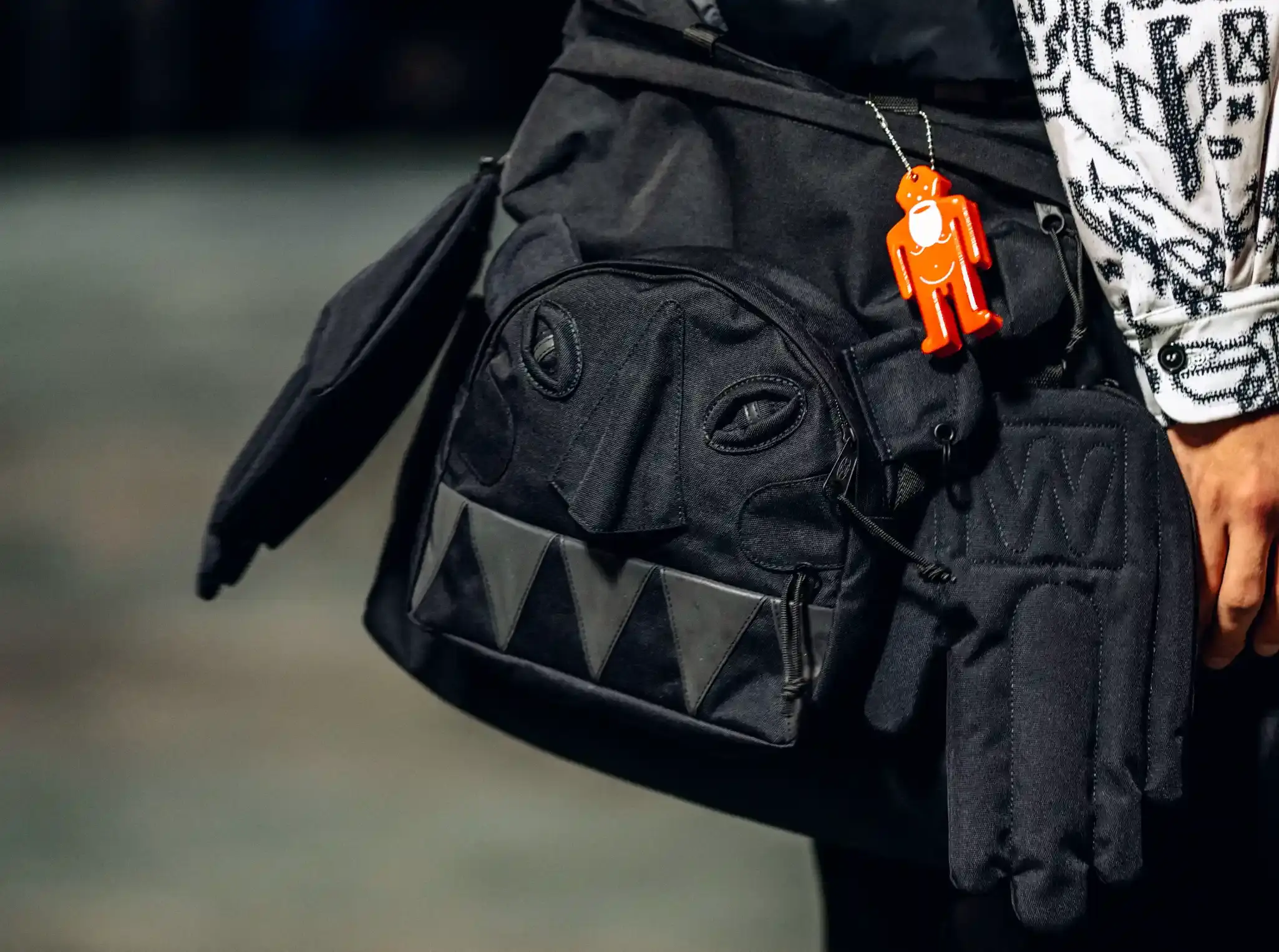 EASTPAK AND WALTER VAN BEIRENDONCK FALL 2026 COLLECTION image of the Fall 2026 bag collection from Eastpak and Walter Van Beirendonck including the Faux Leather, Pak'r, Carry Bag, and Mini Bag. (image 2 of 5)