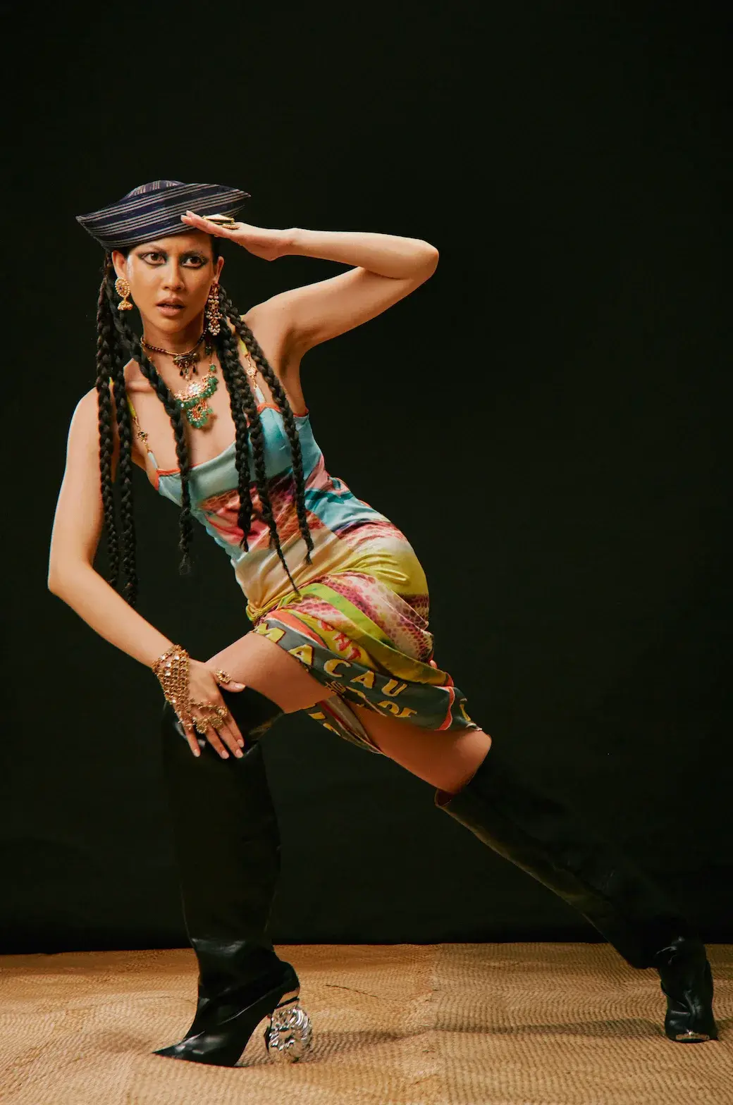 ELVIRA DEVINAMIRA AND DIBBA REDEFINE MIXED IDENTITY IN NANO NANO Stylist Maheen Nisar directs the visual presentation using DIBBA garments. (image 7 of 8)