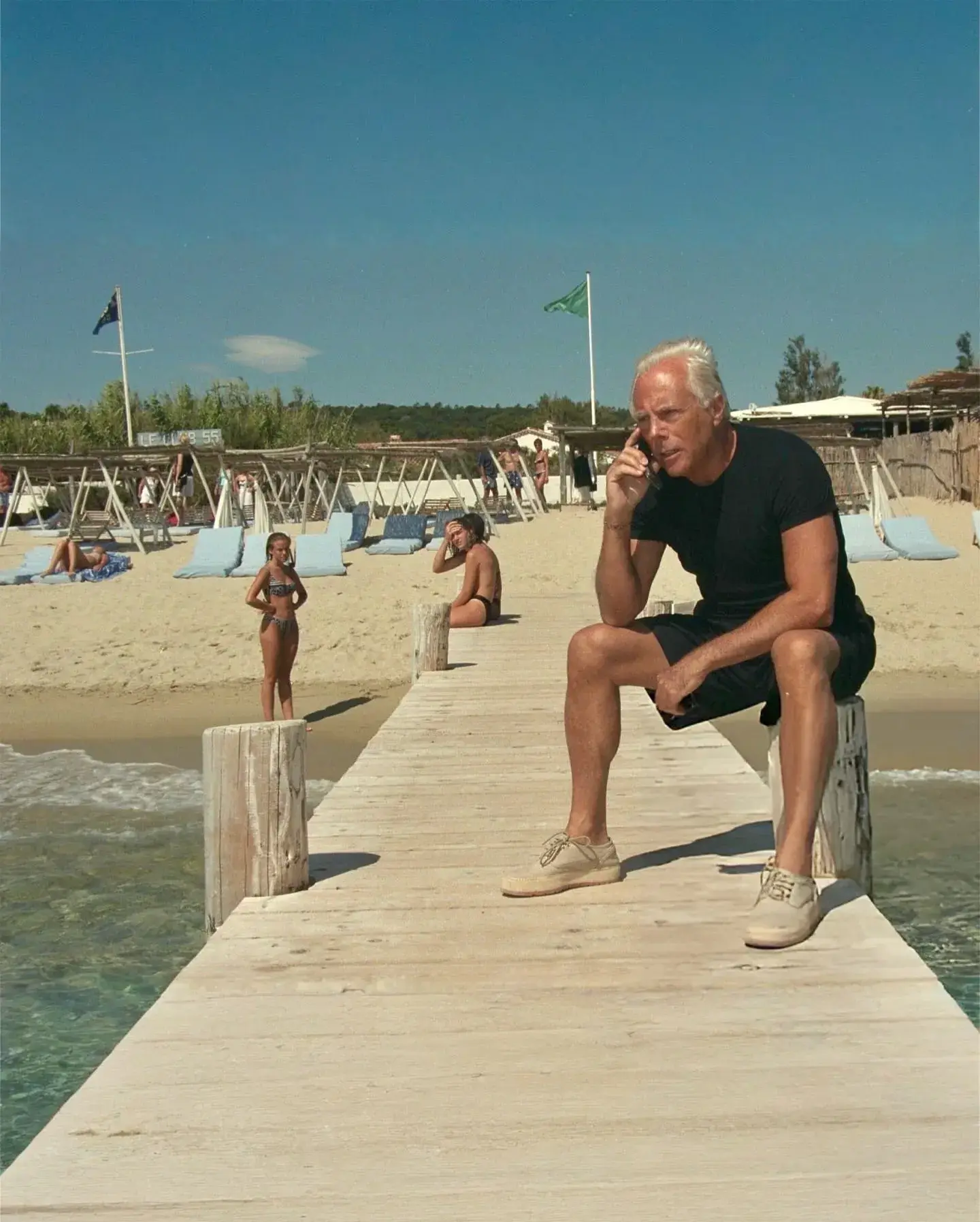 image overview of the upcoming television series about fashion designer Giorgio Armani, directed by Ferzan Özpetek.