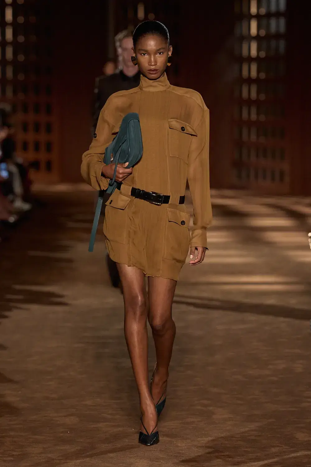 FERRAGAMO SPRING SUMMER 2027 COLLECTION image of the Ferragamo Spring Summer 2027 collection detailing the 1940s inspired clothing and footwear. (image 13 of 61)