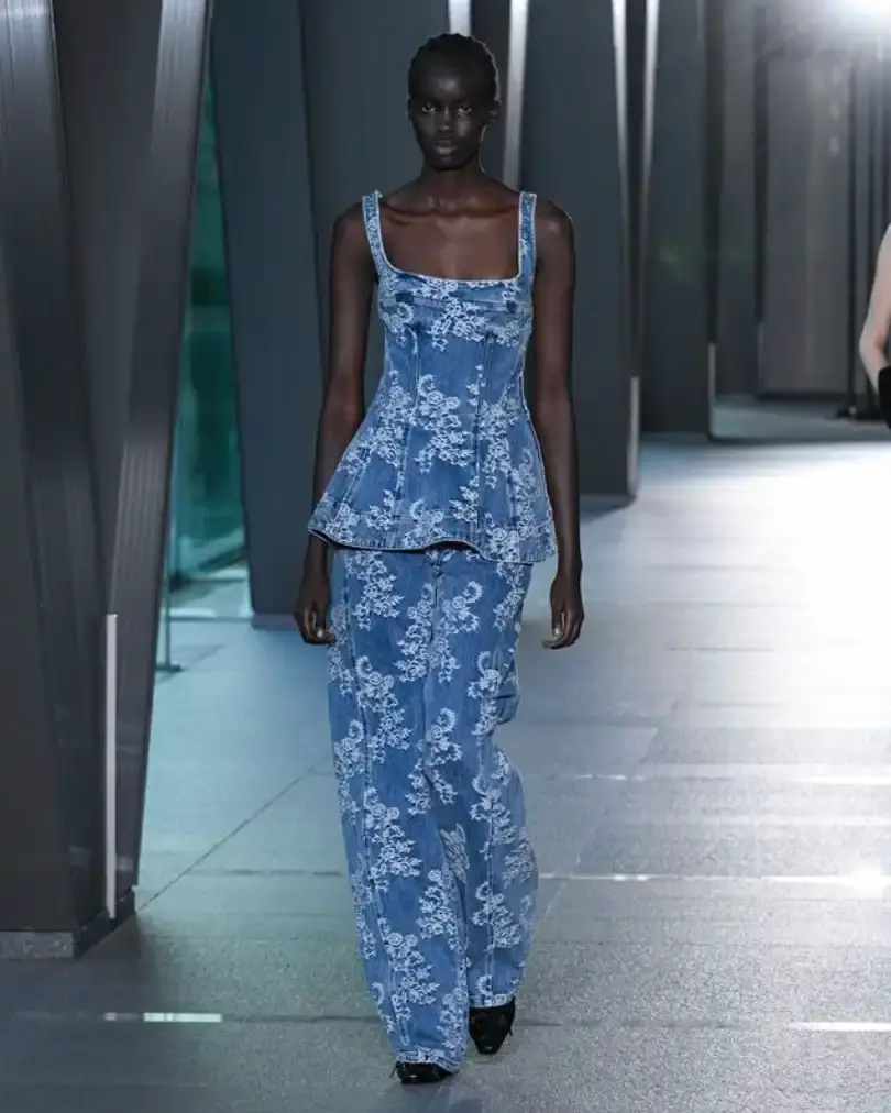 FETICO FW26 REINTERPRETS 1930S SILHOUETTES image of the FETICO Fall/Winter 2026 fashion collection focusing on materials, design references, and specific garment details. (image 5 of 14)