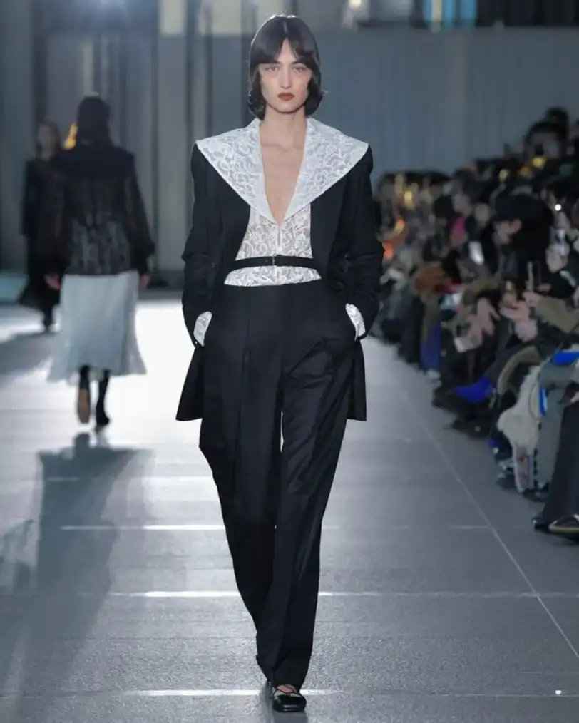 FETICO FW26 REINTERPRETS 1930S SILHOUETTES image of the FETICO Fall/Winter 2026 fashion collection focusing on materials, design references, and specific garment details. (image 8 of 14)
