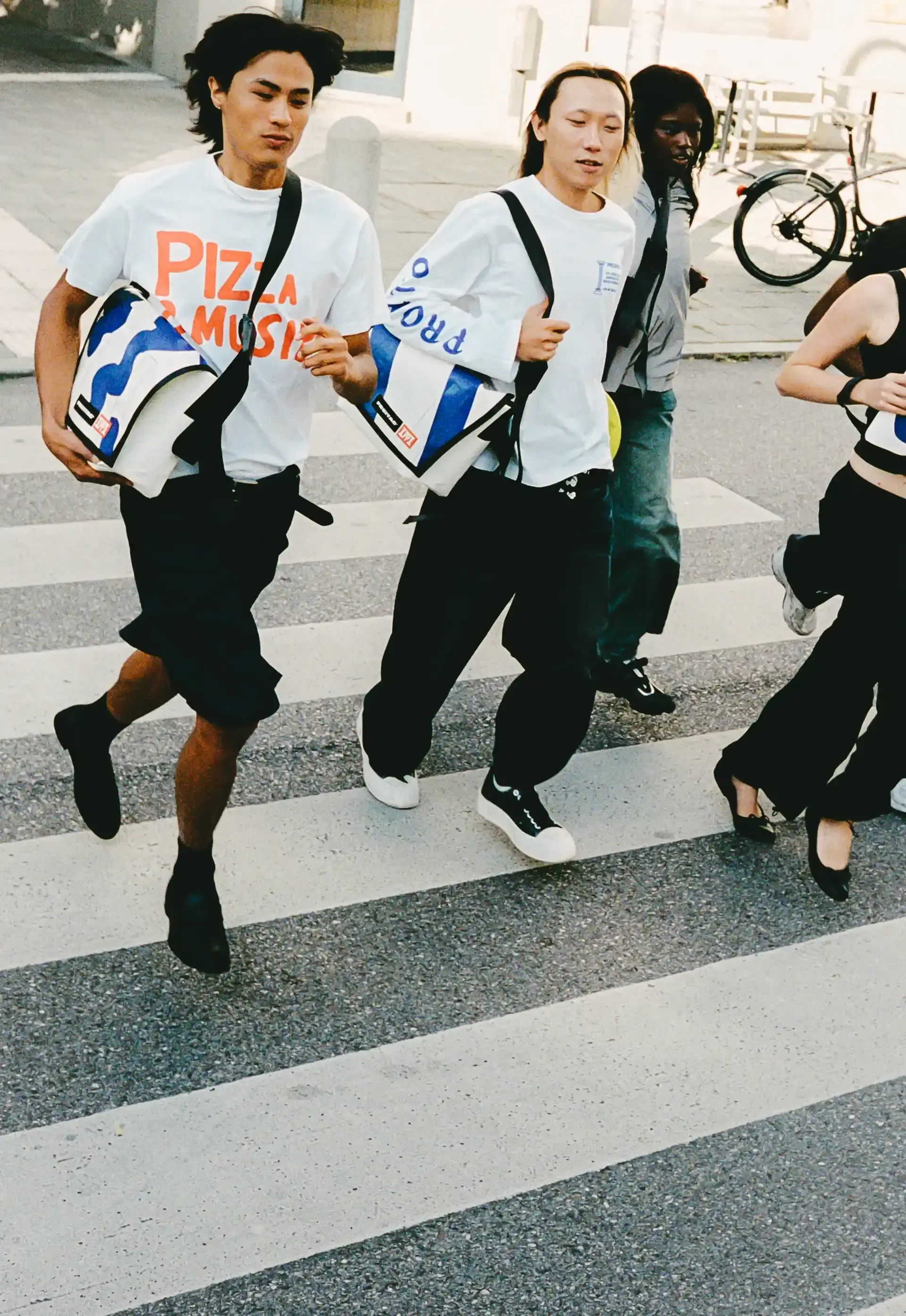 FREITAG AND PUBLIC POSSESSION RELEASE UPCYCLED BAGS image of the bag collaboration between Freitag and Public Possession, detailing production materials, styles, and the October 2026 release. (image 5 of 6)