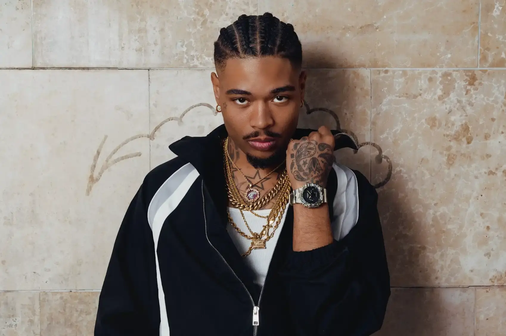 A news article detailing the partnership between watch brand G-Shock and Italian rapper Artie 5ive.