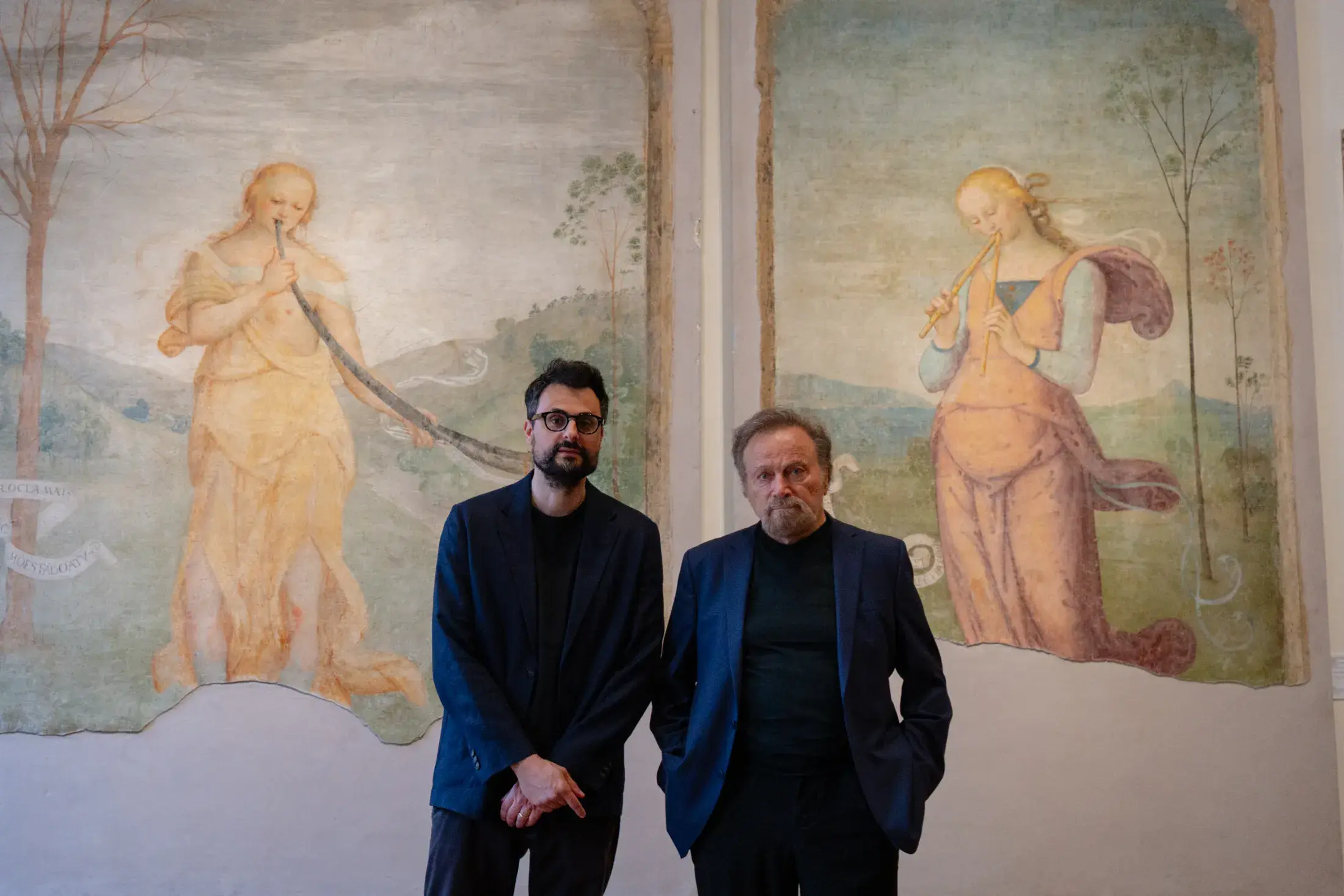 Gabriele Tinti e Franco Nero, courtesy Madò Production Gabriele Tinti e Franco Nero, courtesy Madò Production