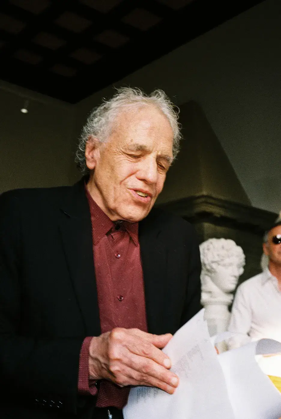 GABRIELE TINTI WRITES POEMS ABOUT THE BOXER AT REST Abel Ferrara reads 'the Boxer' by Gabriele Tinti image courtesy of sha Ribeiro, Voena, Milan (image 2 of 4)