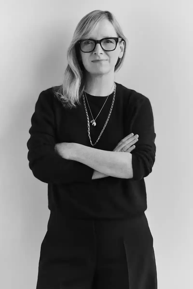 Portrait of Sarah Burton, the newly appointed creative director of Givenchy