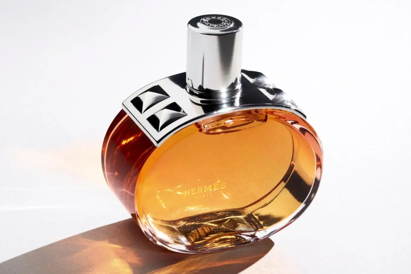 HERMÈS LAUNCHES BARÉNIA PLEINE FLEUR EAU DE PARFUM image detailing the August 2026 release of Hermès Barénia Pleine Fleur Eau de Parfum, including scent notes, bottle design, and retail options. (image 2 of 5)