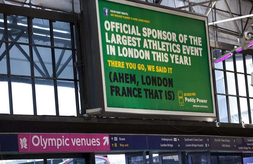 Paddy Power turned a dispute over Olympic advertising into a widely reported media story.