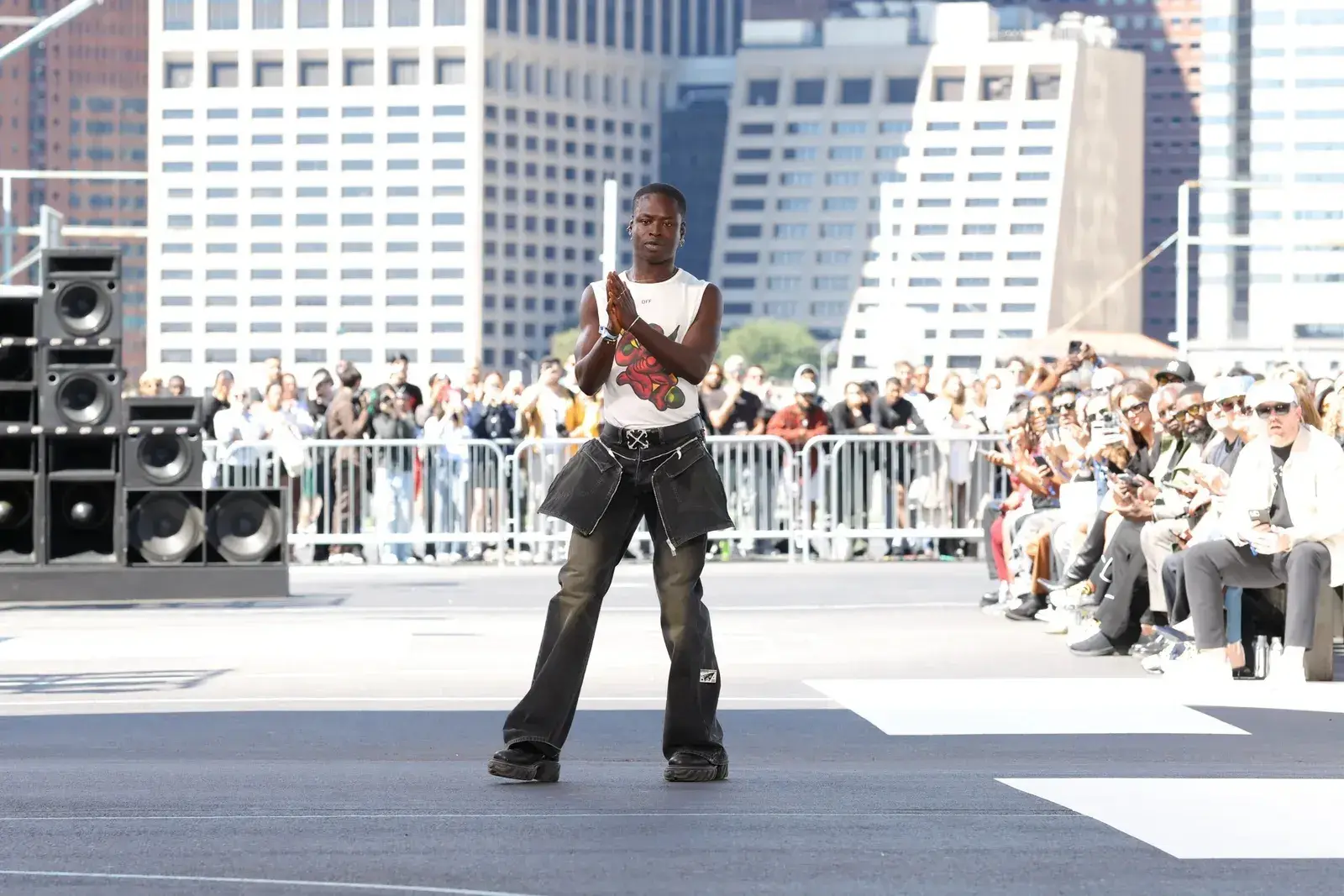 image detailing the departure of Ib Kamara from Off-White and the strategic shifts under new owner Bluestar Alliance.