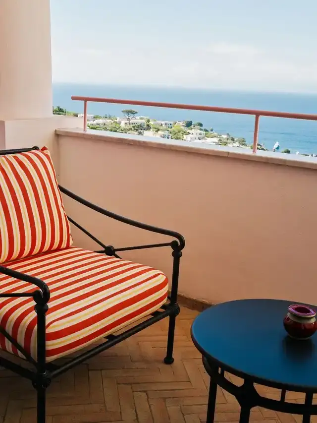 IL CAPRI HOTEL 2026 UPDATE BY GRAZIELLA BUONTEMPO An informative image detailing new facilities and services at Il Capri Hotel in Italy including wellness programs and rooftop dining. (image 4 of 9)