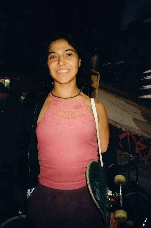 Skatebording girl New York Gabriela