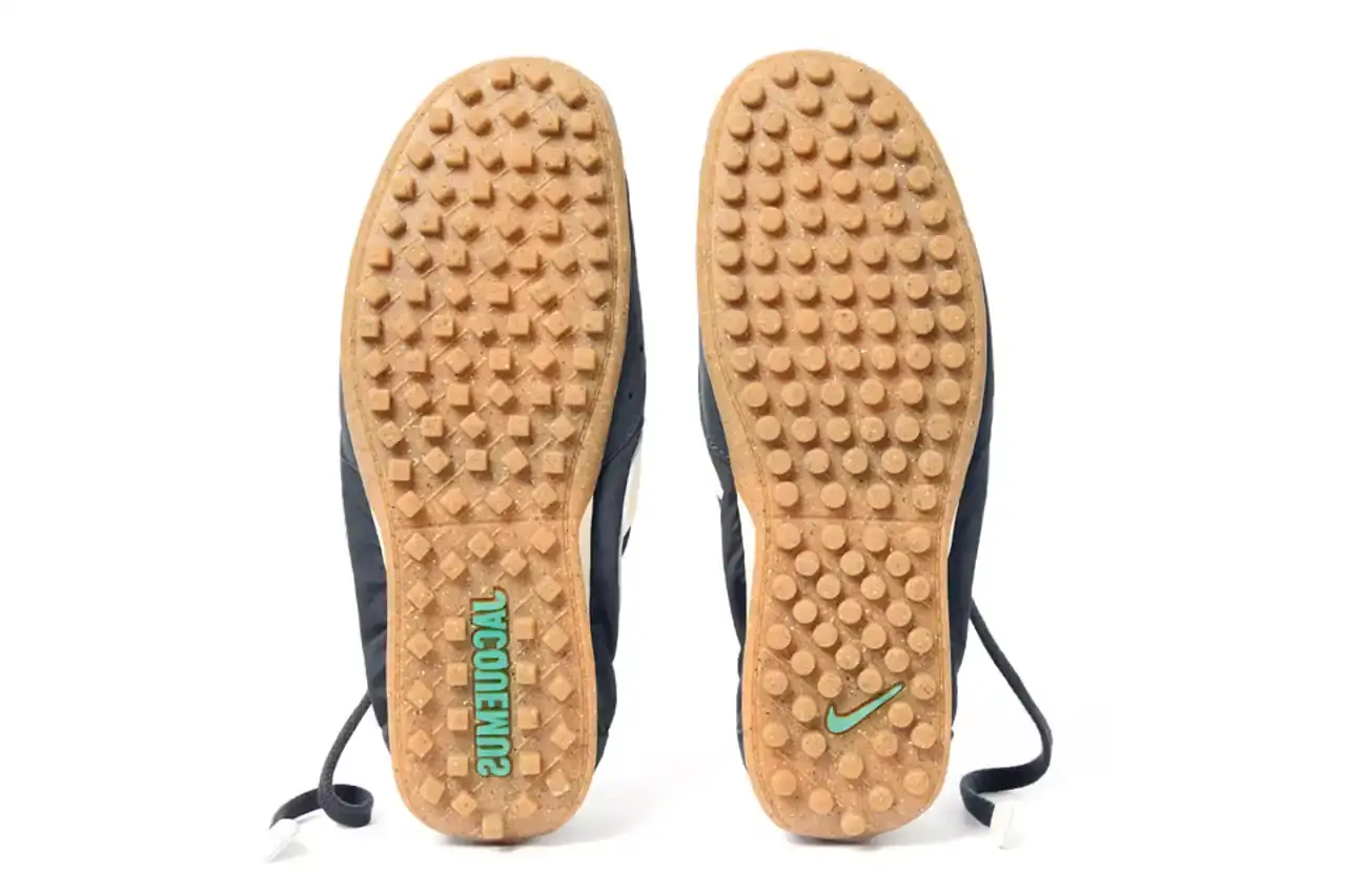 JACQUEMUS NIKE MOON SHOE RETURNS SEPTEMBER 2025 French fashion brand Jacquemus partners with Nike to relaunch the classic Moon Shoe sneaker from 1972 in three new colorways. (image 11 of 13)
