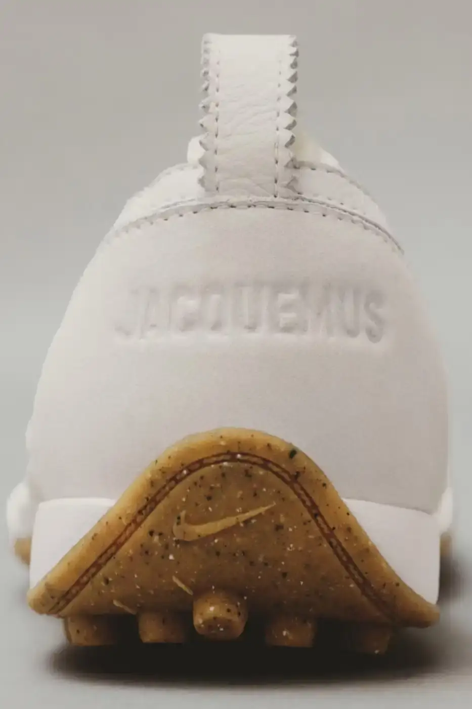 JACQUEMUS AND NIKE DROP NEW MOON SHOES FOR 2026 A text article detailing the Spring 2026 release of three new Jacquemus and Nike Moon Shoe colorways including pricing and design specifications. (image 6 of 8)