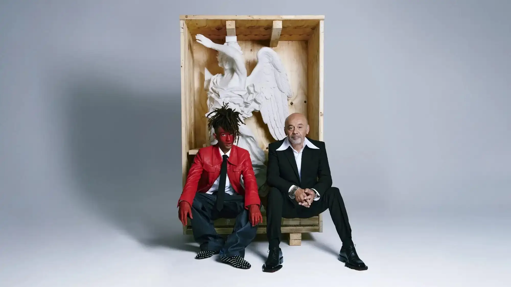 image about Jaden Smith's appointment as Creative Director for men's collections at luxury shoe brand Christian Louboutin.