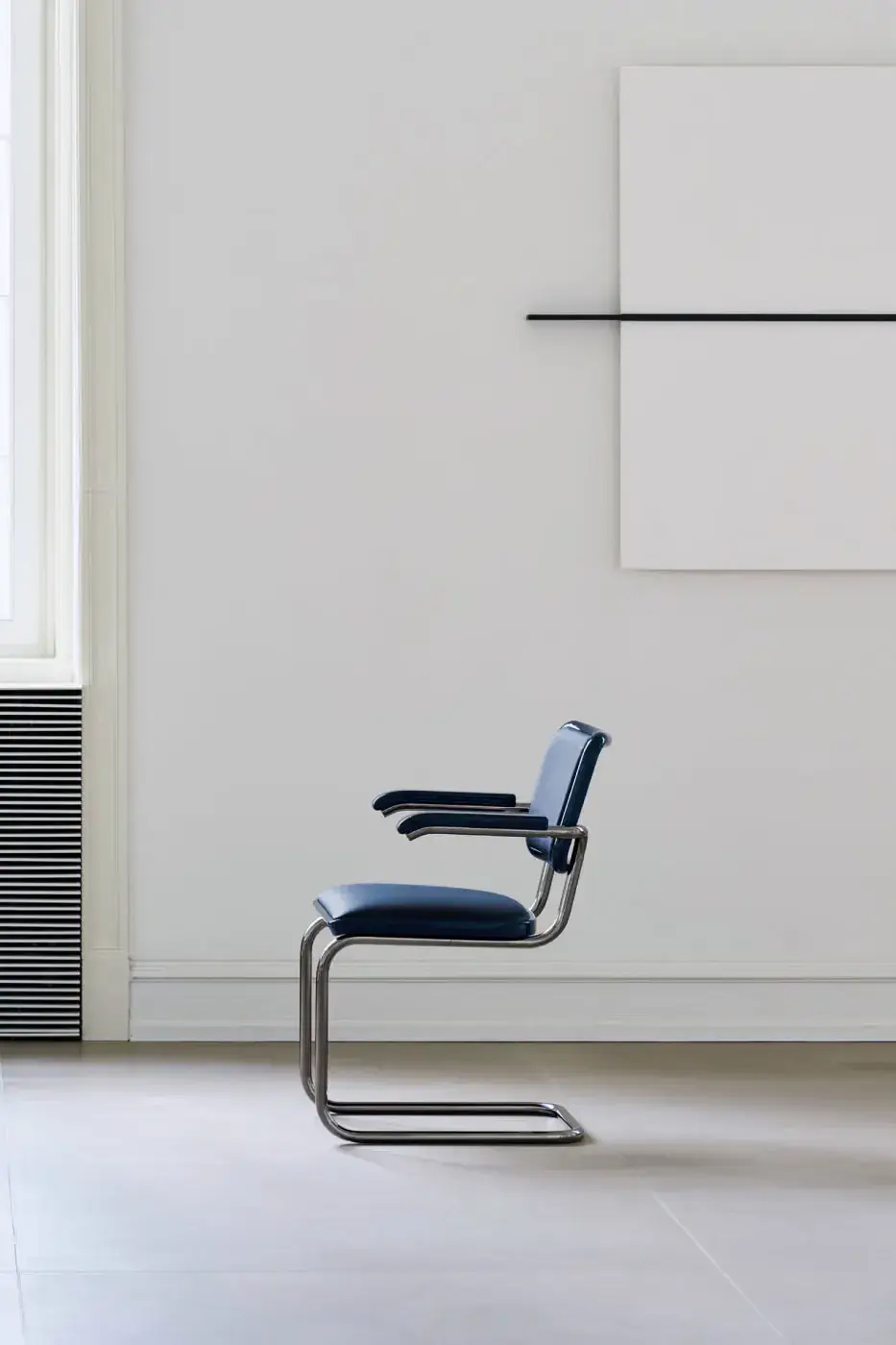 JIL SANDER AND THONET FURNITURE COLLECTION image of the Jil Sander and Thonet JS. THONET furniture collection expansion, detailing the S 411 chair and S 1070 table. (image 9 of 16)