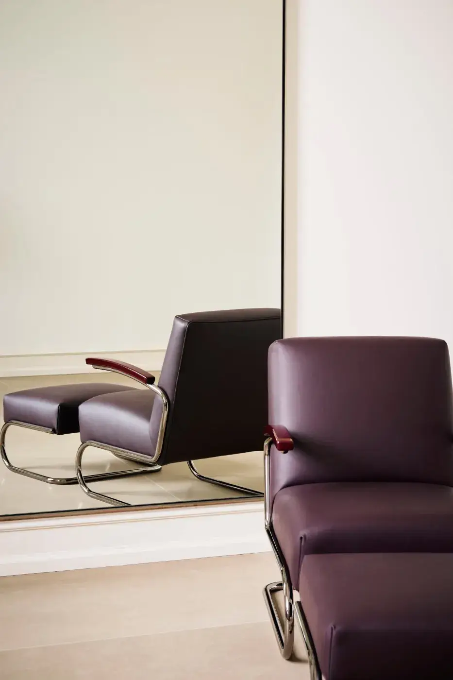JIL SANDER AND THONET FURNITURE COLLECTION image of the Jil Sander and Thonet JS. THONET furniture collection expansion, detailing the S 411 chair and S 1070 table. (image 13 of 16)