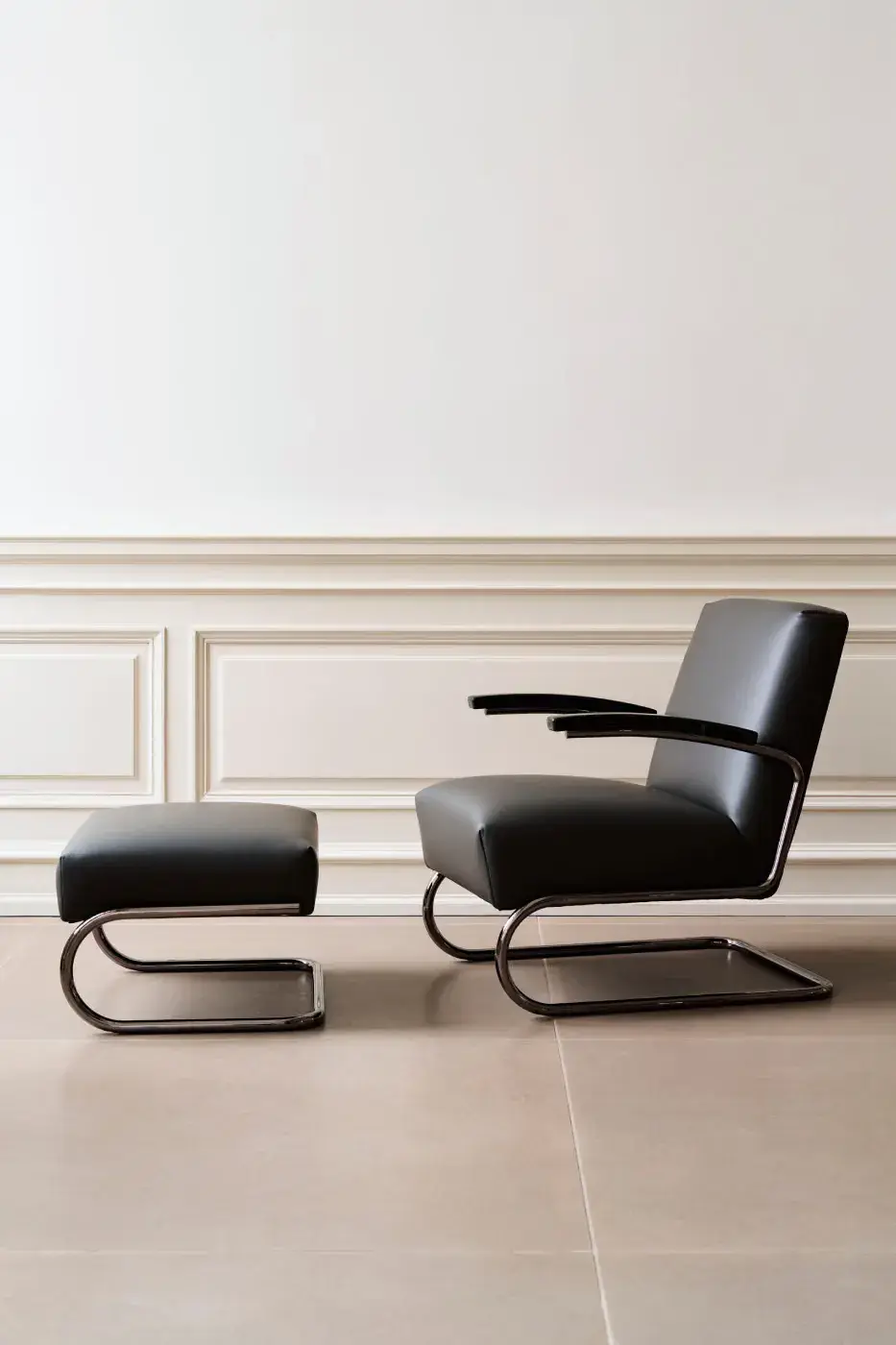 JIL SANDER AND THONET FURNITURE COLLECTION image of the Jil Sander and Thonet JS. THONET furniture collection expansion, detailing the S 411 chair and S 1070 table. (image 7 of 16)