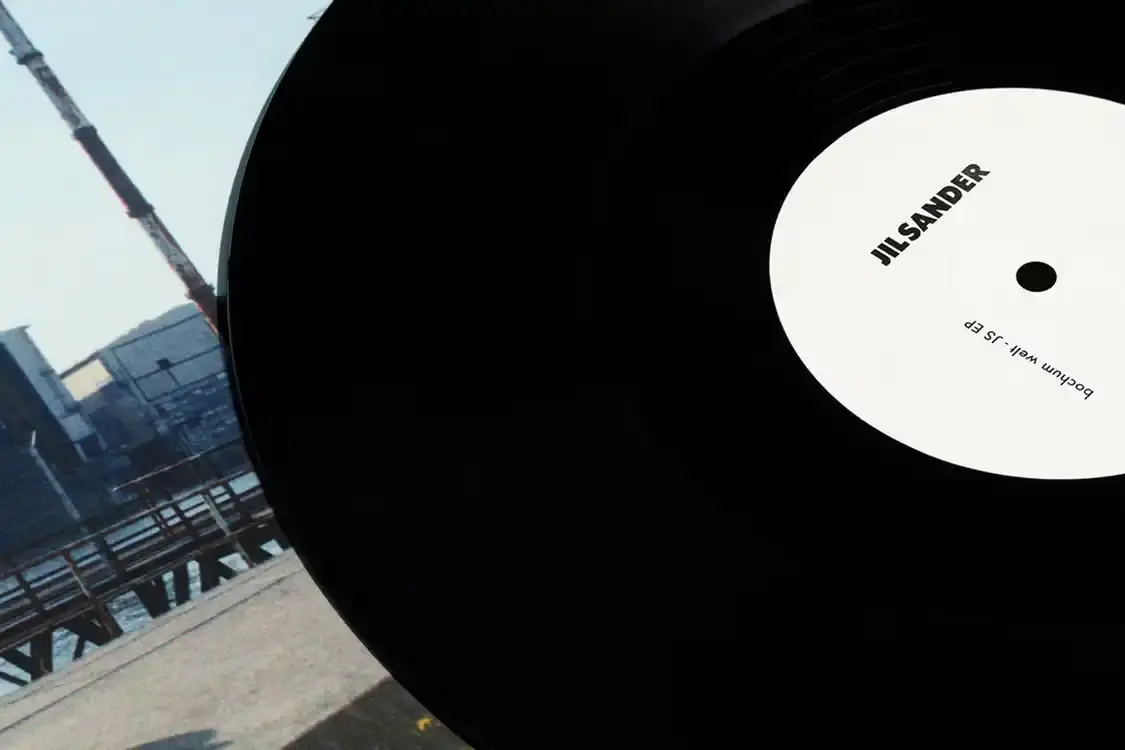 JIL SANDER RELEASES VINYL EP BEFORE MILAN SHOW image about fashion brand Jil Sander releasing a vinyl music EP in collaboration with electronic artist Bochum Welt, preceding their new creative director's first fashion show in Milan. (image 6 of 6)