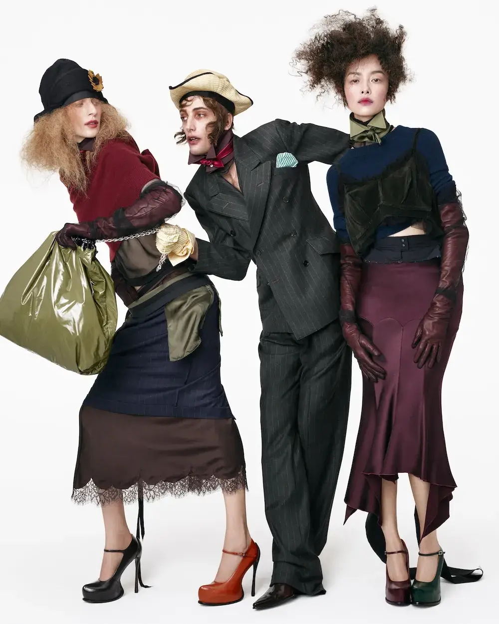 JOHN GALLIANO ZARA COLLECTION DROPS TODAY image details the release of the John Galliano clothing line for Zara.