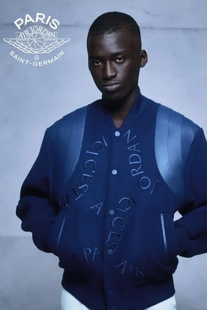 Jordan Brand/PSG PSG players wearing the new Jordan Wings x PSG fourth kit, featuring the Wings logo on the chest with Jumpman and PSG emblems (image 10 of 10)