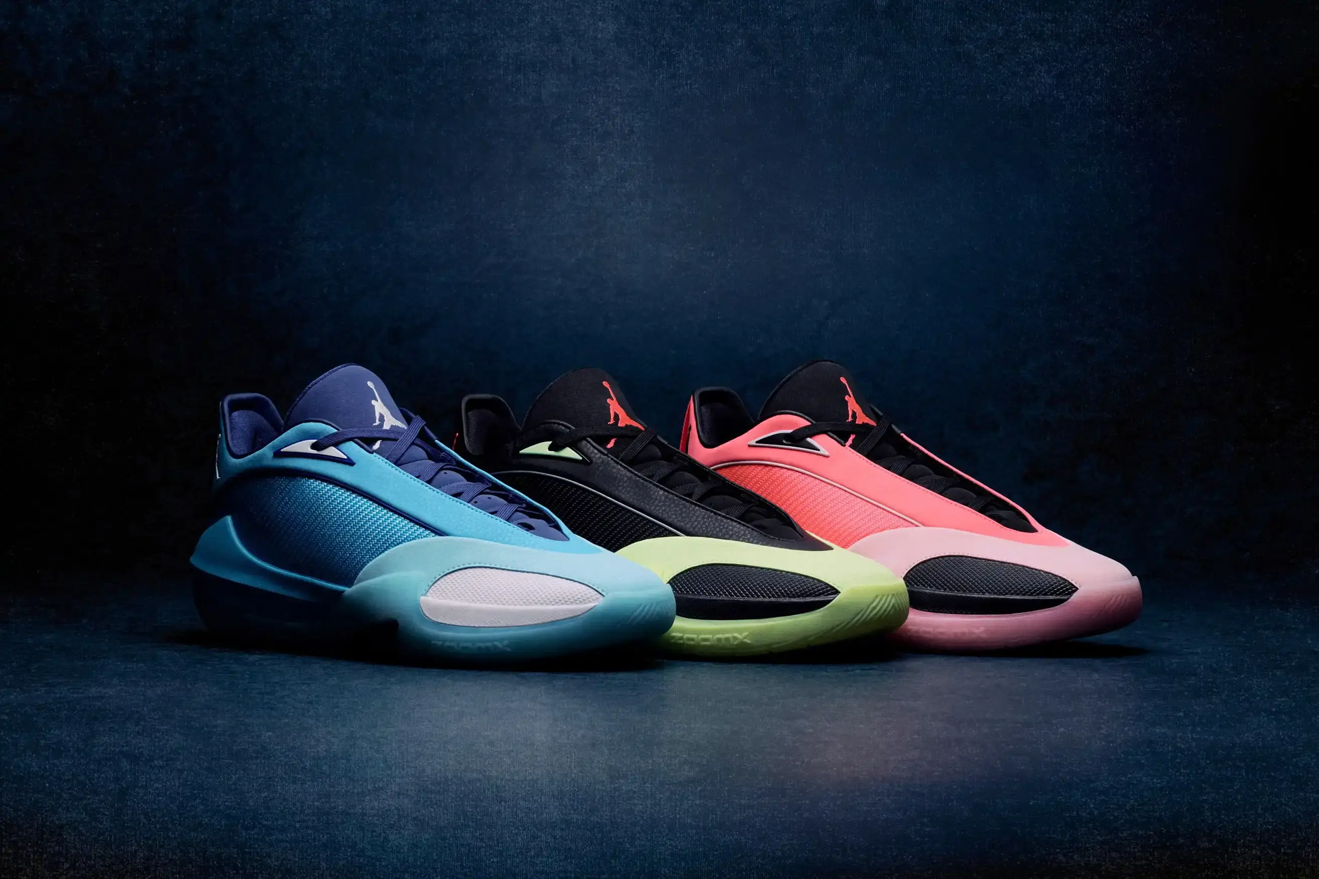 JORDAN BRAND TRIANGLE RELEASE DETAILS AND SPECS An image detailing the technical specifications, pricing, and release date of the new Jordan Brand Triangle basketball shoe.