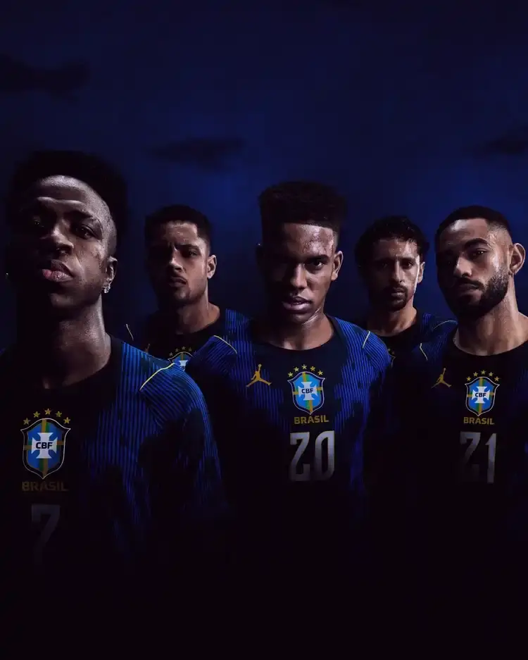 JORDAN AND BRASIL RELEASE 2026 FOOTBALL KIT An image detailing the new apparel partnership between Jordan Brand and the Brasilian Football Federation. (image 2 of 8)