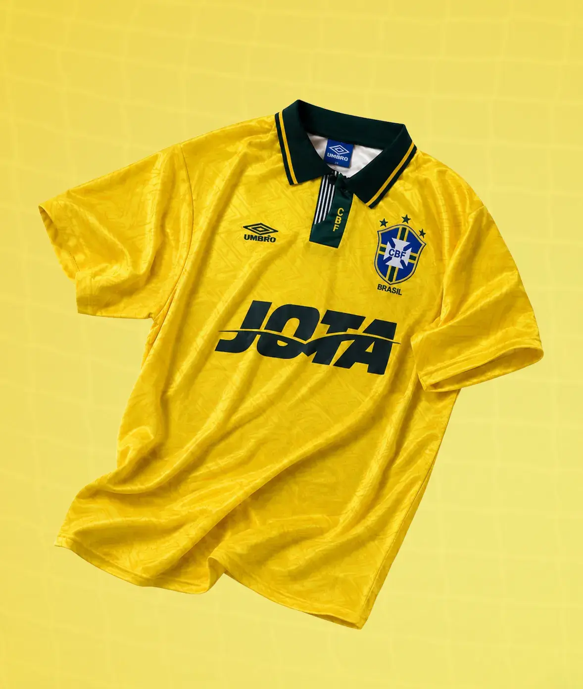 JOTA RELEASES VINTAGE JERSEY WORLD CUP REWORKS image details the release of the JOTA upcycled vintage football jersey collection on June 7 2026. (image 12 of 12)